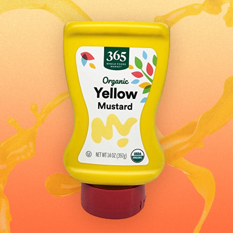 Mustard on fun background