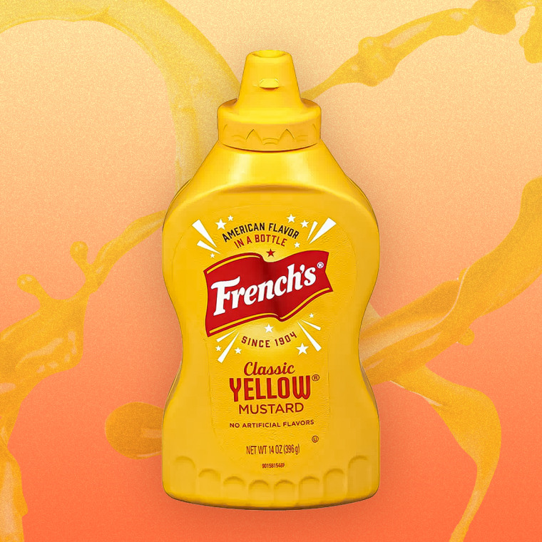 Mustard on a fun background
