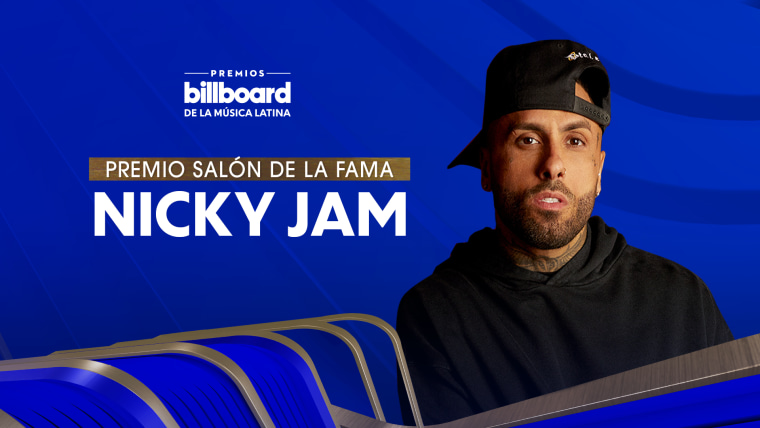 Nicky Jam recibirá el Premio Billboard Salón de la Fama en los Premios Billboard de la Música Latina 2022