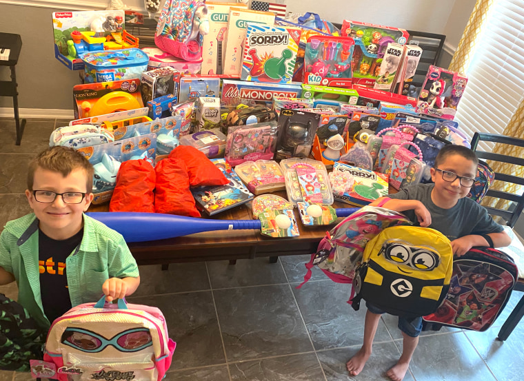 Since starting six years ago, David Lauritzen has raised money to buy thousands of gifts for children grappling with pediatric cancer.