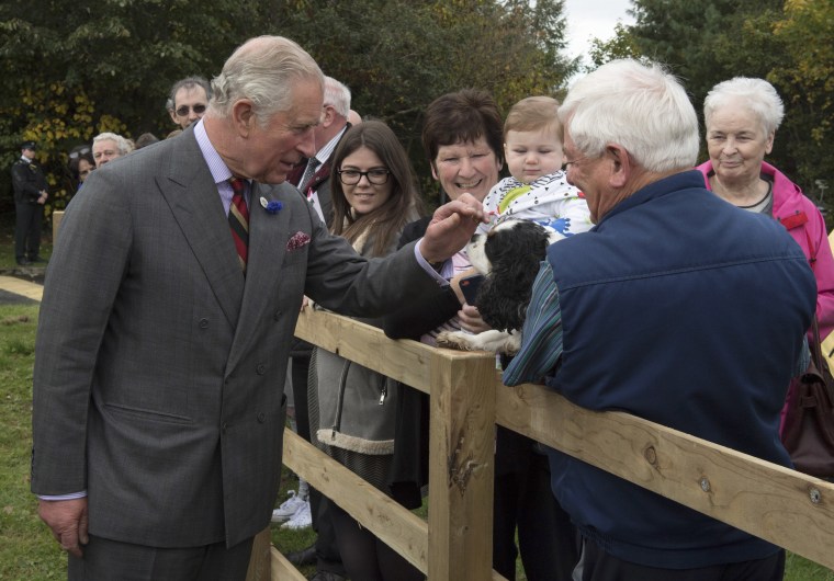 Prince Charles Visits Flood Victims In Northern Ireland