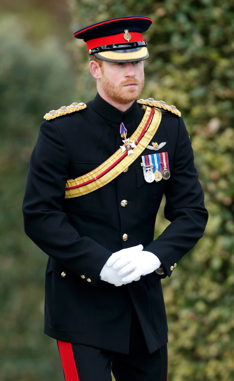 Prince Harry Attends The Armistice Day Service