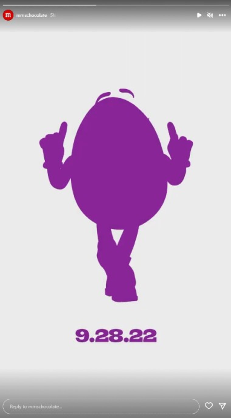 M&M debuts new purple character with a song