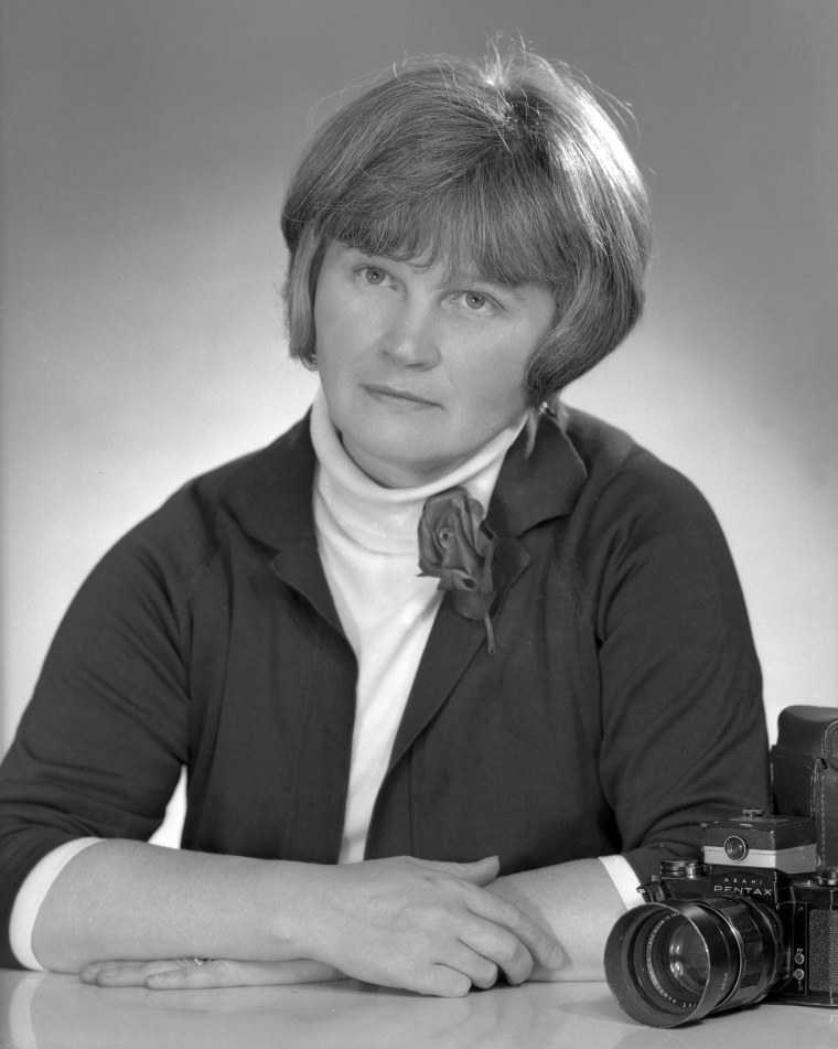 Miss Jane Bown,  Photographer in 1967.