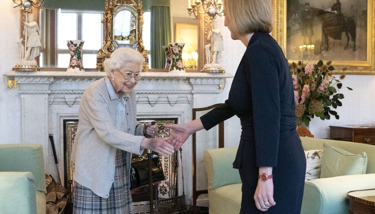 Queen Elizabeth Receives Outgoing And Incoming PMs At Balmoral