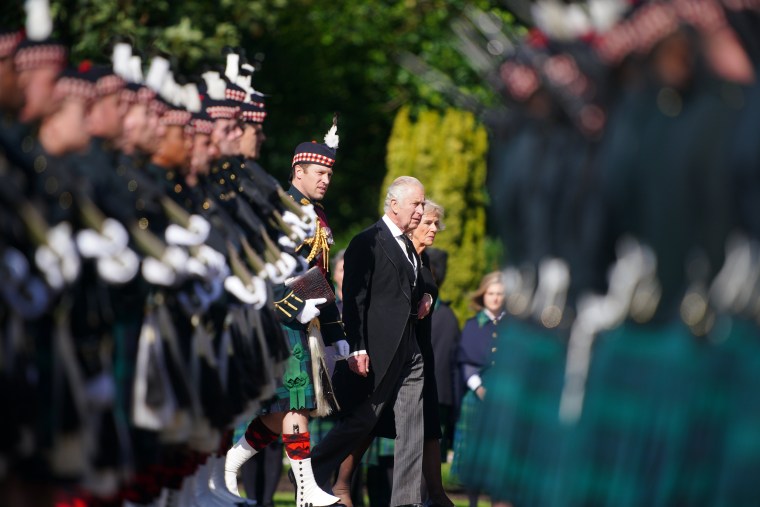 Image: Their Majesties King Charles III And The Queen Consort Attend The Ceremony Of The Keys