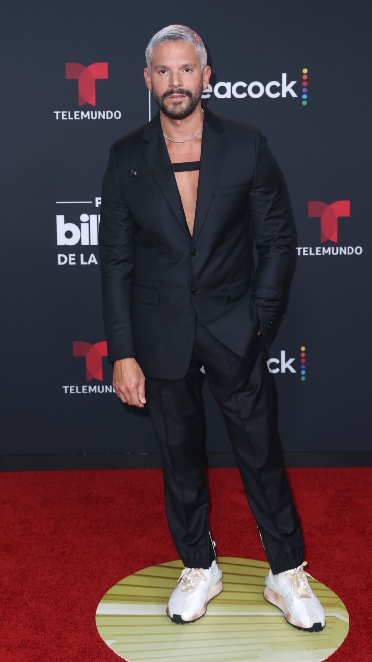 Rodner Figueroa en la alfombra roja de los Premios Billboard de la Música Latina 2022