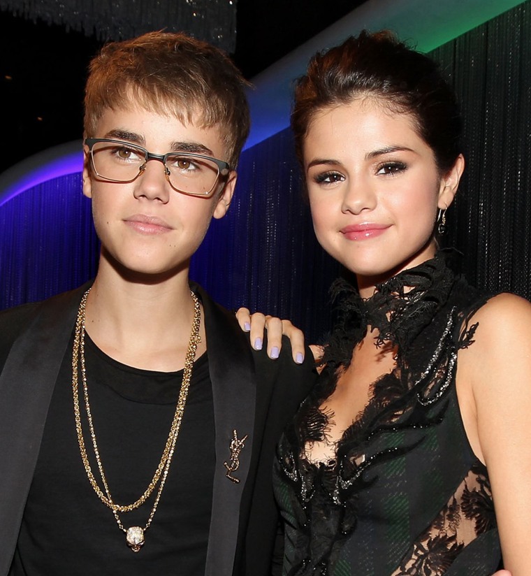 Image: Justin Bieber and Selena Gomez