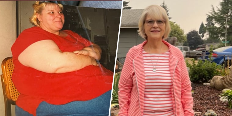 Debbie Rose's weight topped out at 345 pounds. Today, she is down to 186 pounds.