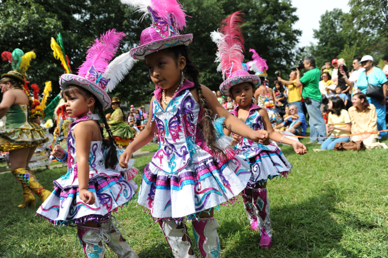 Morenada Bolivia USA perform at Hispanic Heritage Month