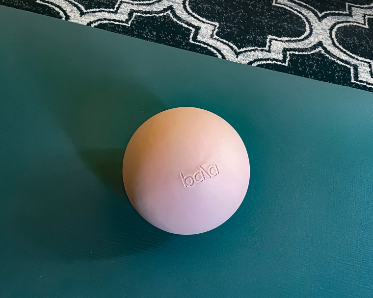 A pilates ball is a simple tool that can be used to make workouts more challenging or to modify them and introduce an element of balance practice.