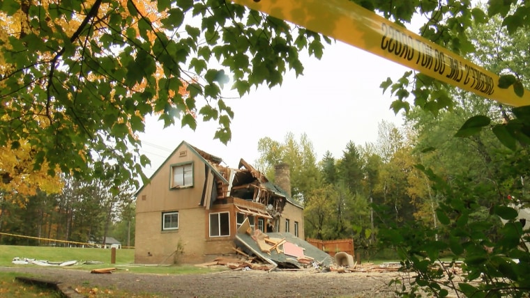 All three passengers on board a Cessna 172 airplane were killed when it hit the second floor of a house in Hermantown, Minn., near Duluth