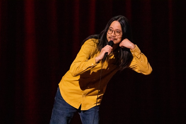 Sheng Wang in his Netflix comedy special "Sweet and Juicy."