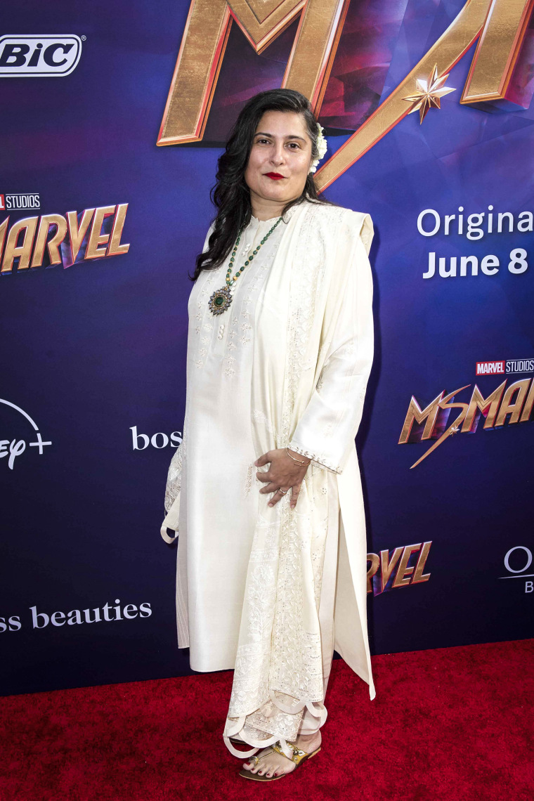 Director Sharmeen Obaid-Chinoy attends the launch of "Ms Marvel"  in Hollywood, Calif., on June 2, 2022.