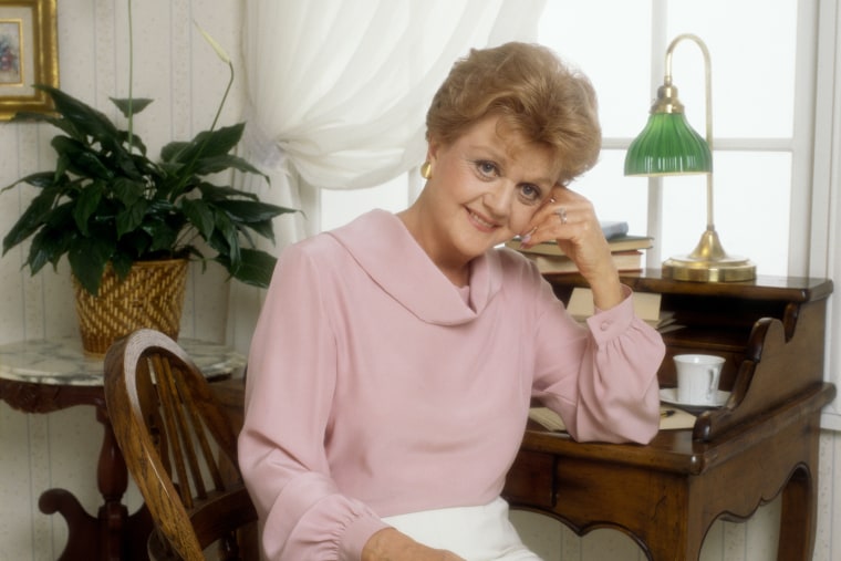 Angela Lansbury stars as mystery writer and crime solver Jessica Fletcher on the CBS television crime drama series "Murder, She Wrote" in 1990.