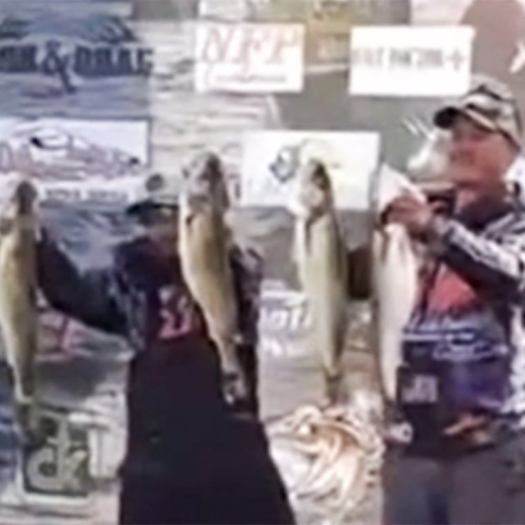 Two fishermen were found to have weighed down their fish with lead weights in order to win a tournament in Cleveland.