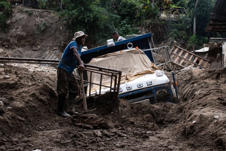 Image: Search For Missing Continues After Landslide in Aragua, Venezuela