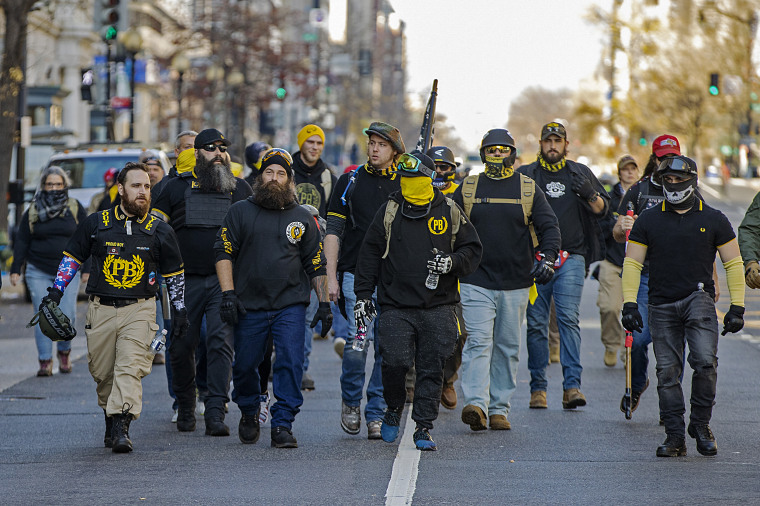 Members of the Proud Boys in D.C. To Protest Election Results