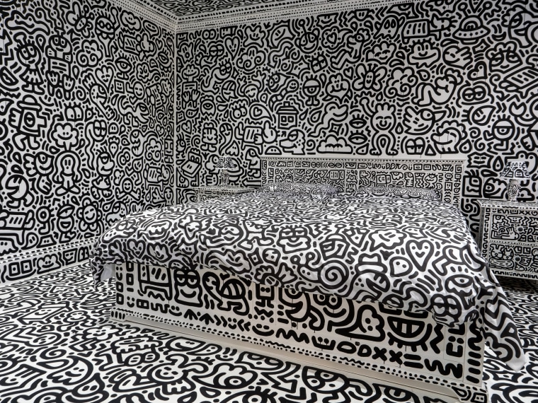 Artist Known As Mr Doodle Squiggles Black and white Doodles Over Artist Known As Mr Doodle Squiggles Black and white Doodles Over