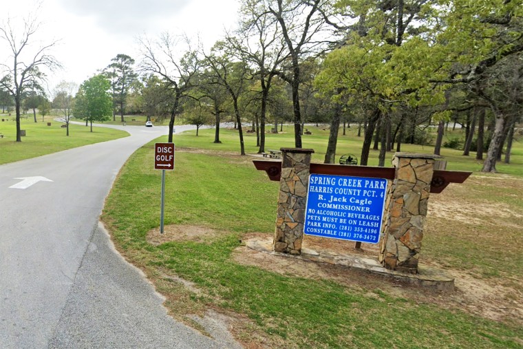 Spring Creek Park in Tomball, Texas.

Melissa Towne, 37, was accused of killing her daughter, 5, at Spring Creek Park