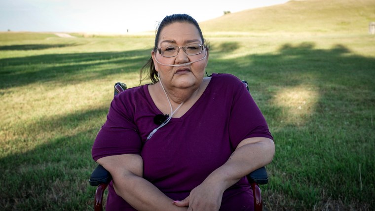 Joye Braun, member of the Cheyenne River Sioux and national pipelines organizer for the Indigenous Environmental Network, a nonprofit advocacy group, worries that the pipeline will disturb sacred tribal sites.