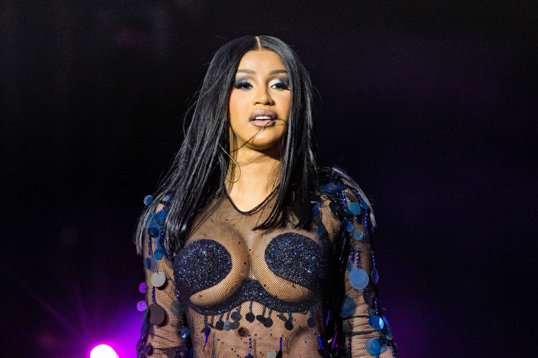 Cardi B performs at the Wireless Festival