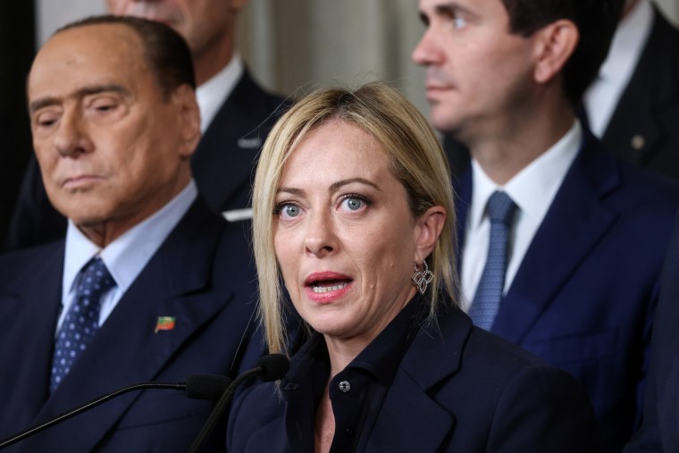 Italys far-right leader Giorgia Meloni forms new government image