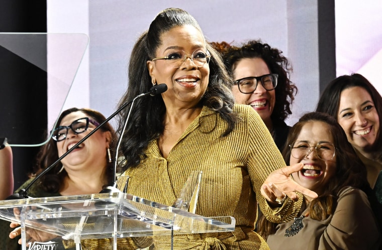Oprah Winfrey speaks at Variety's Power of Women 
