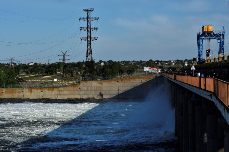 The Kakhovka Hydroelectric Power Plant