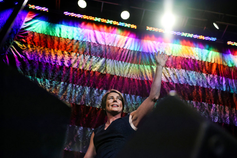 Massachusetts gubernatorial candidate Maura Healey at the State Democratic Party convention in Worcester on June 4, 2022.