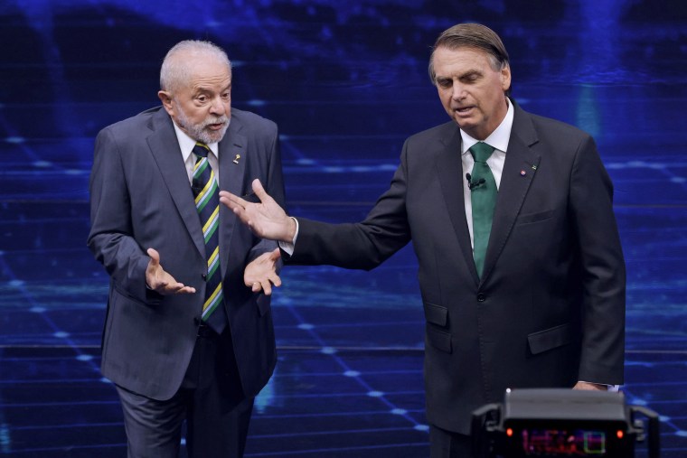 Image: Lula and Bolsonaro Debate Face to Face Ahead of Historic Run-off