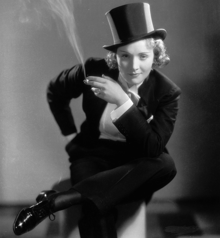 Marlene Dietrich as Amy Jolly in the "Morocco."