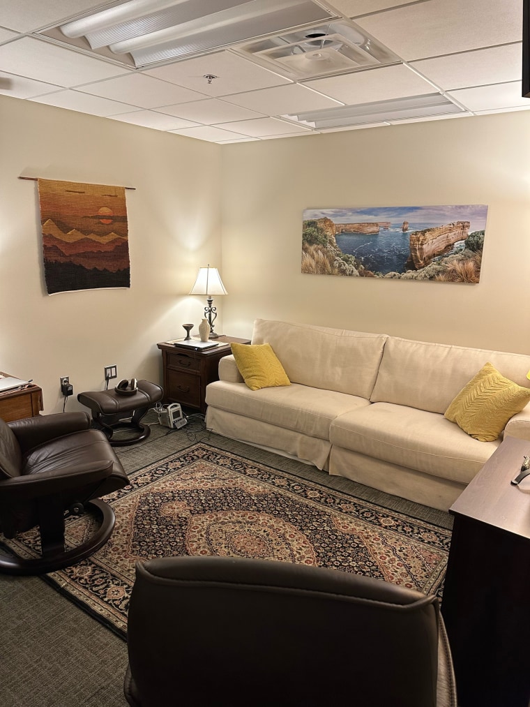 The therapy room at Johns Hopkins
