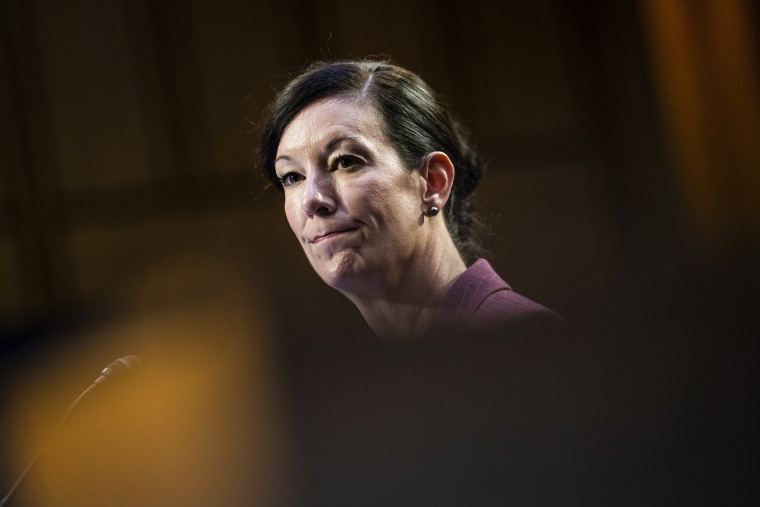 Colette Peters, Director of the Federal Bureau of Prisons, testifies during a Senate Judiciary Committee hearing on Sept. 29, 2022.