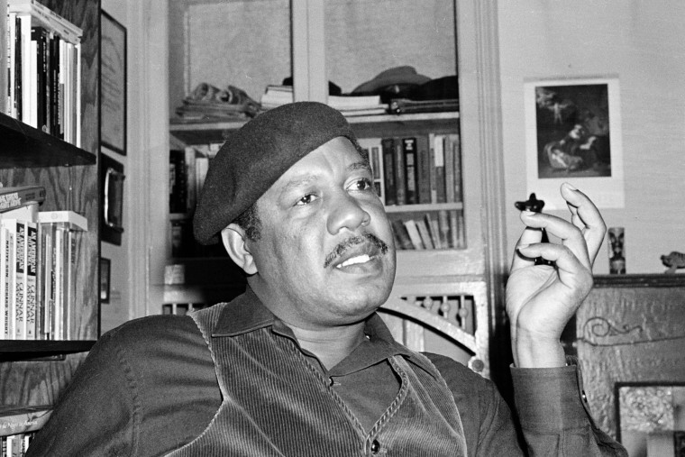 Novelist Ernest Gaines, who wrote "The Autobiography of Miss Jane Pittman," is pictured in his San Francisco home on April 12, 1977. Gaines, whose poor childhood on a small Louisiana plantation inspired stories of black struggles that grew into universal tales of grace and beauty, will be depicted on a U.S. postage stamp to be issued in January 2023.