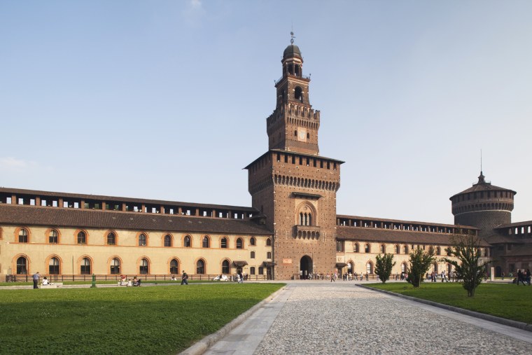 Château de Castello Sforzesco à Milan.