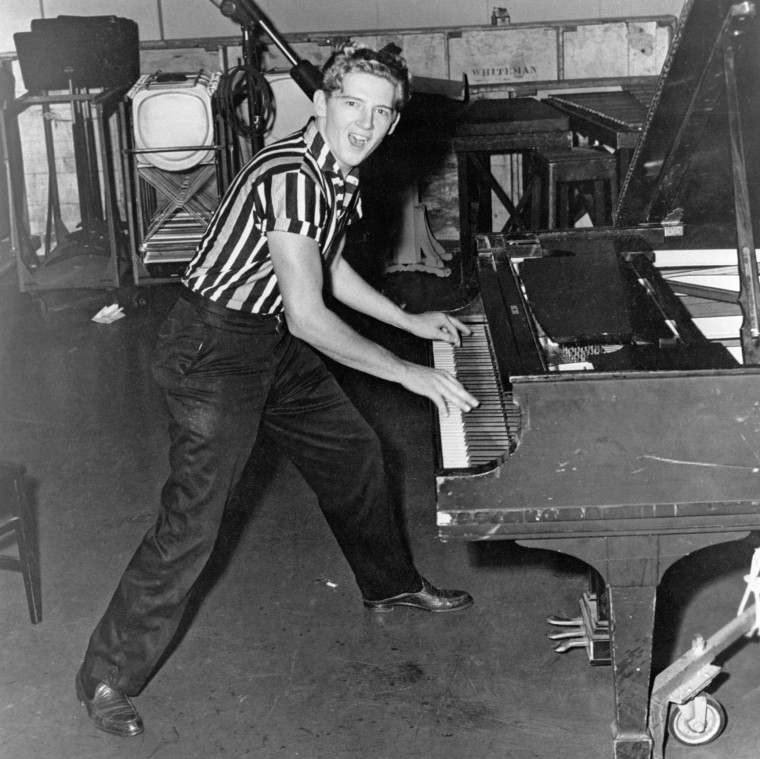 Jerry Lee Lewis Playing Piano