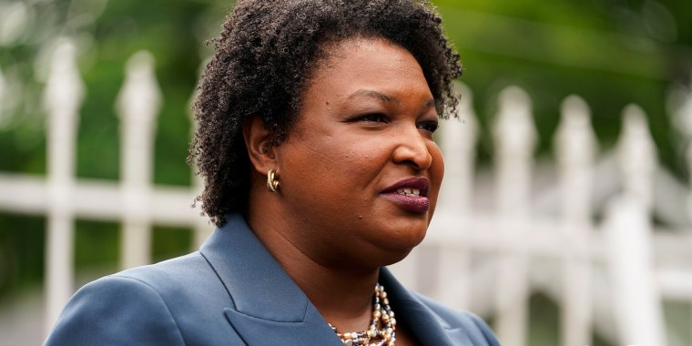 Image: Georgia Democratic gubernatorial candidate Stacey Abrams 