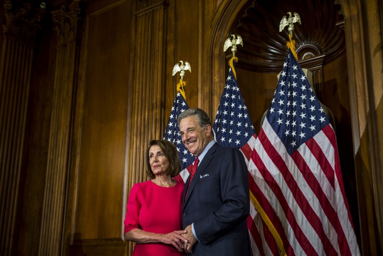 House Speaker Nancy Pelosi with her husband Paul on Capitol Hill on Jan. 3, 2019.