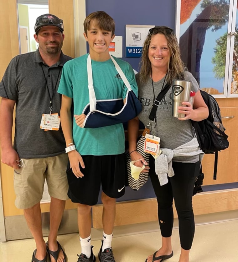 Drew Strasser was surprised by how difficult it was to walk to the bathroom by himself after experiencing sudden cardiac arrest. At times, it felt annoying when his parents, Andy and Laneia Strasser, hovered over him to make sure he could walk. But thanks to physical therapy, he's already back on the tennis courts.