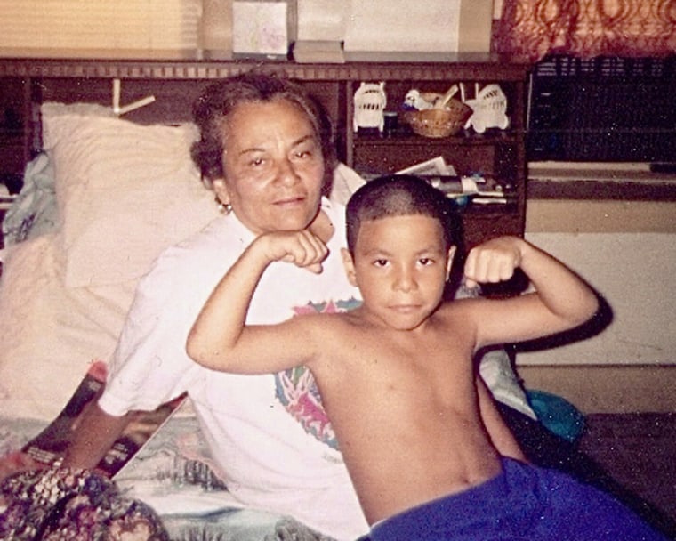 While I’m definitely jacked up on espresso here, it was truly my abuela that made me stronger.