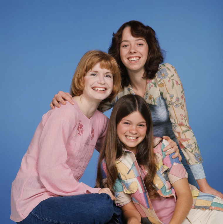 "One Day at a Time" stars Bonnie Franklin, Mackenzie Phillips and Valerie Bertinelli.