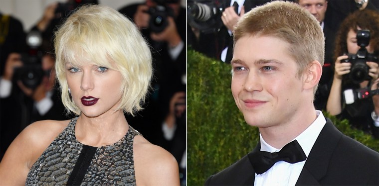 Taylor Swift and Joe Alwyn at the Met Gala in 2016.