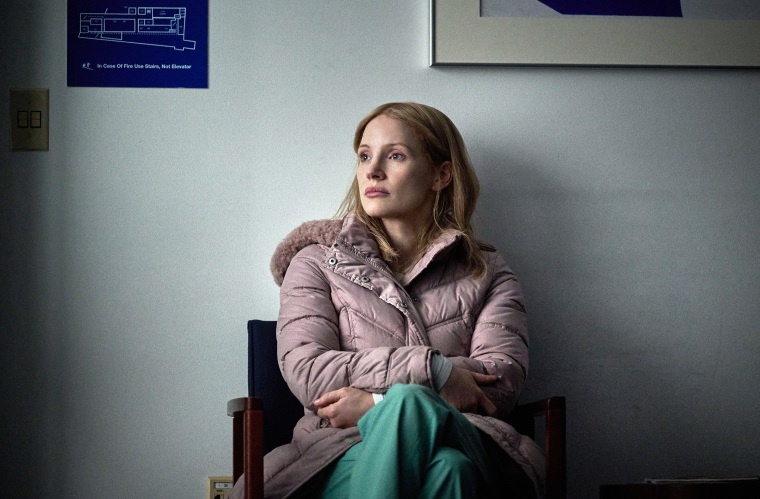 Jessica Chastain as Amy Loughren in "The Good Nurse."