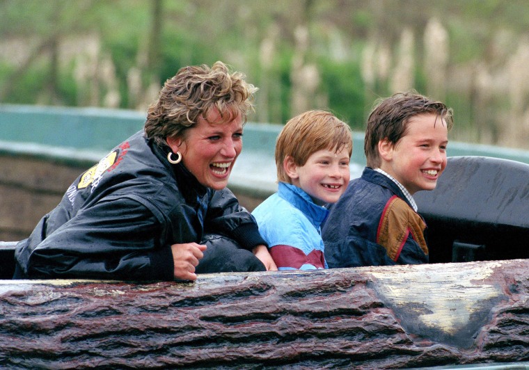Diana, Princess of Wales and Princes William & Harry