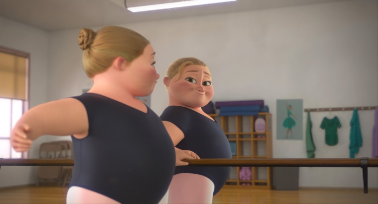 Disney introduced its first visibly fat heroine in the short film "Reflect" 