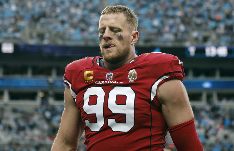 Defensive end JJ Watt looks good in his new Cardinals gear