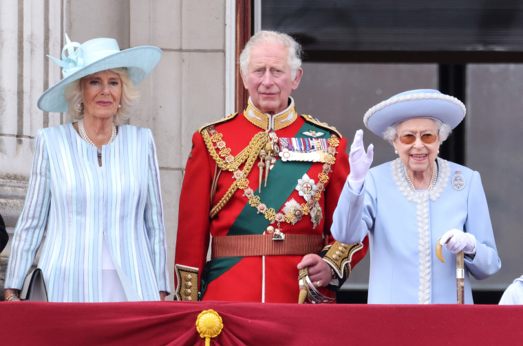Camilla, Duchess of Cornwall, Prince Chales, Prince of Wales and Queen Elizabeth