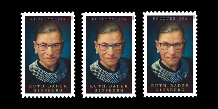 Justice Ruth Bader Ginsburg will be honored on USPS postage stamp