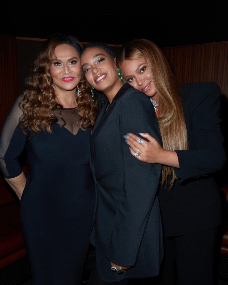 Ms. Tina, Solange and Bey.